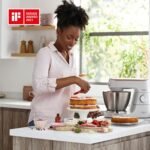 Kenwood Titanium Chef Baker KVC65.001WH, Pastry Robot with Integrated Scales, Including 3-Piece Pastry Set, Spatula & Splash Protection, 1200 W, White - Image 11