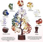 Yatskia 7 Chakra Tree - Crystal Tree of Life - Crystals and Healing Stones - Gifts for Women - Home Decor - Healing Crystals Room Decor - Housewarming Gifts - Spiritual Gift - Image 4