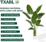 Artificial Bird of Paradise Tree,6FT Faux Banana Plant with White Pot | Lifelike Large Silk Floor Tree for Indoor Outdoor Modern Decor, Home Living Room Office Housewarming Gift - Image 4