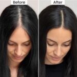 Root Touch Up Hair Powder Root Cover Up Hairline Shadow Powder Stick, Root Touch Up for Thinning Hair for Women and Men, Bald Spots, Eyebrows, Beard Line (Black) - Image 4