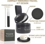 Root Touch Up Hair Powder Root Cover Up Hairline Shadow Powder Stick, Root Touch Up for Thinning Hair for Women and Men, Bald Spots, Eyebrows, Beard Line (Black) - Image 7