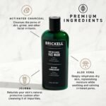 Brickell Men's Purifying Charcoal Face Wash for Men, Natural and Organic Daily Facial Cleanser, 8 Ounce, Scented - Image 3
