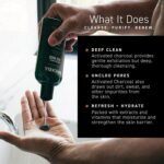 Brickell Men's Purifying Charcoal Face Wash for Men, Natural and Organic Daily Facial Cleanser, 8 Ounce, Scented - Image 4