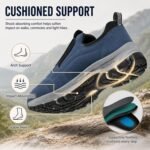 Orthopedic Shoes for Men, Waterproof Breathable Slip On Walking Hiking Shoes with Arch Support,Lightweight Non Slip Sneakers - Image 8