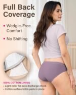 Intimate Portal Cotton Maternity Underwear Under Bump Women Pregnancy Bikini Panties - Image 5