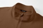 JMIERR Men's Casual Quarter Zip T Shirts Long Sleeve Mock Neck Pullovers | Basic, Warm Sweatshirts, Stand Collar, Outdoor, Gym, Lightweight, Golf, Business, Soft, Early Fall, Solid Color - Image 8