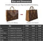 OMYSTYLE Red Organizer Insert, Felt Tote Bag Organizer Insert with 5 Sizes, Handbag Dividers for Inside Purse, Compatible with Longchamp, Neverful, Speedy and More - Image 6