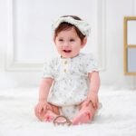 MAMIMAKA Newborn Baby Girl Clothes Cotton Bubble Romper Short Sleeve Bodysuit 3 Pack - Image 5