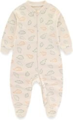 MAMIMAKA Newborn Baby 2-way Zipper Romper Cotton One-piece Jumsuit 3-pack, 0-24 Months - Image 4