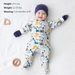 MAMIMAKA Newborn Baby 2-way Zipper Romper Cotton One-piece Jumsuit 3-pack, 0-24 Months - Image 5