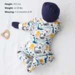 MAMIMAKA Newborn Baby 2-way Zipper Romper Cotton One-piece Jumsuit 3-pack, 0-24 Months - Image 6