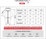 MAMIMAKA Newborn Baby 2-way Zipper Romper Cotton One-piece Jumsuit 3-pack, 0-24 Months - Image 8