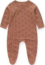 MAMIMAKA Unisex Baby Newborn Baby Clothes Cotton Footed Romper One-Piece Jumpsuits 3 Pack - Image 3