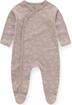 MAMIMAKA Unisex Baby Newborn Baby Clothes Cotton Footed Romper One-Piece Jumpsuits 3 Pack - Image 4