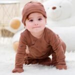 MAMIMAKA Unisex Baby Newborn Baby Clothes Cotton Footed Romper One-Piece Jumpsuits 3 Pack - Image 5