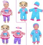 10 Sets Baby Doll Clothes and Accesories for 10 Inch Baby Dolls 12 Inch New Born Baby/Alive Baby Dolls 14 inch Dolls(No Doll - Image 9