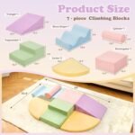 Climbing Toys for Toddlers, Toddler Climb Toys Indoor, 7-Piece Soft Foam Climbing Blocks Set, Toddler Playtime Corner Climber Indoor Foam Play Gym for Crawling and Sliding - Image 3
