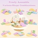 Climbing Toys for Toddlers, Toddler Climb Toys Indoor, 7-Piece Soft Foam Climbing Blocks Set, Toddler Playtime Corner Climber Indoor Foam Play Gym for Crawling and Sliding - Image 4