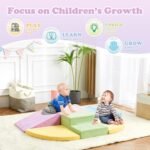 Climbing Toys for Toddlers, Toddler Climb Toys Indoor, 7-Piece Soft Foam Climbing Blocks Set, Toddler Playtime Corner Climber Indoor Foam Play Gym for Crawling and Sliding - Image 5