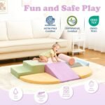 Climbing Toys for Toddlers, Toddler Climb Toys Indoor, 7-Piece Soft Foam Climbing Blocks Set, Toddler Playtime Corner Climber Indoor Foam Play Gym for Crawling and Sliding - Image 6