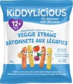 Kiddylicious Cheesy Veggie Straws | 12+ Months | 9 Portions | 108g - Image 4