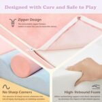 Climbing Toys for Toddlers, Toddler Climb Toys Indoor, 7-Piece Soft Foam Climbing Blocks Set, Toddler Playtime Corner Climber Indoor Foam Play Gym for Crawling and Sliding - Image 7