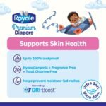 Royale Premium Diapers, Size Newborn (up to 10lb), 138 Count, Disposable Baby Diapers (Packaging may vary) - Image 4