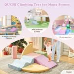 Climbing Toys for Toddlers, Toddler Climb Toys Indoor, 7-Piece Soft Foam Climbing Blocks Set, Toddler Playtime Corner Climber Indoor Foam Play Gym for Crawling and Sliding - Image 8