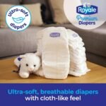 Royale Premium Diapers, Size Newborn (up to 10lb), 138 Count, Disposable Baby Diapers (Packaging may vary) - Image 11