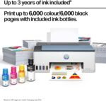 HP Smart Tank 5102 Wireless All-in-One Refillable Printer, Scanner, Copier with up to 3 Years of Ink Included, Best for Home, Cartridge-Free. - Image 4