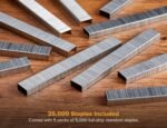 Bostitch Standard Staples, 1/4" Length,Full Strip Staples, 5000 Per Box, 5-Pack - Image 5