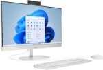 HP 23.8 inch All-in-One Desktop PC, FHD Display, AMD Ryzen 3 7320U, 8 GB RAM, 256 GB SSD, AMD Radeon Graphics, Windows 11 Home, 24-cr0009 - Image 3