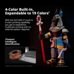Anycubic Kobra X Multi-Colour 3D Printer 4-Colour Printing, 600mm/s High Speed,Built-in Camera and AI Detection, Easily Expand Your Palette to 19 Vibrant Colors with the ACE 2 Pro, 260x260x260 mm - Image 3