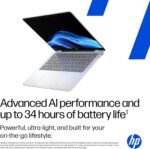 HP Laptop OmniBook 5 14 inch Next Gen AI PC, 2K OLED Display, Snapdragon X Plus, 16 GB RAM, 512 GB SSD, Wi-Fi 6E, Adreno GPU, Windows 11 Home, Copilot+ PC, 14-he0006ca - Image 10