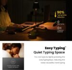 cimetech EasyTyping KF10 Wireless Keyboard and Mouse Combo - Grey | Slim Silent Computer Keyboard with Scissor Switch Keys, Compact Ambidextrous Mouse with Quiet Click, 2-In-1 USB Receiver - Image 7
