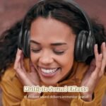 KVIDIO Bluetooth Headphones Wireless Over Ear for Travel Home Office | 65H Playtime, Built-in Mic, Deep Bass, HiFi Stereo Sound, Comfortable Fit, Foldable, Lightweight - Image 3