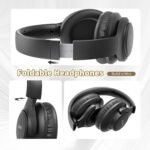 KVIDIO Bluetooth Headphones Wireless Over Ear for Travel Home Office | 65H Playtime, Built-in Mic, Deep Bass, HiFi Stereo Sound, Comfortable Fit, Foldable, Lightweight - Image 8