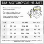 ILM Full Face Motorcycle Street Bike Helmet with Removable Winter Neck Scarf + 2 Visors DOT Model ILM-313 - Image 3