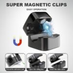 6Pcs Magnetic Cord Organizer, 2026 Easy Secure Adhesive Cable Management Magnetic Cable Clips, Upgrade Cable Smooth Adjustable Cord Holder Adhesive Wire Holder Keeper Organizer Multipack，Multicolor - Image 6
