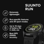 SUUNTO Run GPS Sport Running Watch, Lightweight 1.32" AMOLED Black Silicone | Dual-Band GNSS, 12D Battery Life, Touchscreen, 34+ Sports, Daily Activity&Recovery Tracking, 4GB Offline Music, SUUNTO App - Image 3