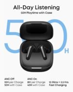 soundcore by Anker P31i, Wireless Earbuds, 50H Playtime | Real-Time Adaptive Noise Cancelling, Hi-Res Sound, Translation Earbuds, Spatial Audio, Fast Charging, IP55 - Image 6