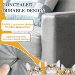 Cat Scratch Protector 11.8" x 118" Self-Adhesive Single Side Furniture Protectors from Cats Scratch, Cat Couch Scratch Protector, Transparent DIY Cutting Anti Scratch Furniture Protector - Image 5