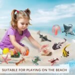 21pcs Realistic Sea Animal Toys, Safe Ocean Animal Figures for Kids | Unique Sea Creature Animals, Non-Toxic & Durable for Bath Play, Party Favors, Cake Topper, School Project, Educational Gift - Image 5
