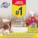 Resolve Urine Destroyer 946ml – Pet Urine Odour Remover & Stain Cleaner Spray for Carpets, Hard Floors, Upholstery, Rugs & Fabrics – Neutralizes Odours on Contact & Prevents Remarking - Image 6