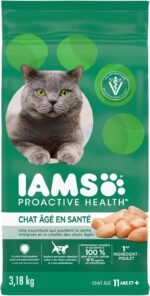 IAMS Proactive Health Senior Dry Cat Food, Chicken Flavour, 3.18kg | Real Chicken 1st Ingredient, no fillers, Vitamin E immune support, taurine for heart health, grain free - Image 16