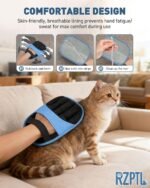Magic Brush Glove Pet Hair, 2 Pack Removal Tool for Dogs and Cats | Electrostatic Magic Brush, Reusable, Grooming Needs, Fur Remover for Furniture, Clothes, Car Seats(Blue) - Image 4