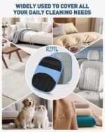 Magic Brush Glove Pet Hair, 2 Pack Removal Tool for Dogs and Cats | Electrostatic Magic Brush, Reusable, Grooming Needs, Fur Remover for Furniture, Clothes, Car Seats(Blue) - Image 6