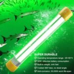 Underwater Fishing Light Super Bright 50W 12V LED Green Fishing Lights IP68 Waterproof Submersible Fish Depth Finder Attractor Night for Docks Boats Kayak Crappie Striper Catfish Squid Shrimp - Image 6