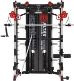 Altas Strength 3058G Smith Machine Home Gym with Dual Weight Stacks | Commercial-grade all-in-one Smith machine with dual weight stacks, safe solo training, and full-body workouts. - Image 4