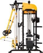 Altas Strength 3061B Smith Machine with Lever Arms & Cable System | All-in-one Smith machine with lever arms, 2:1 pulley system, squat rack, and full-body strength training. - Image 4